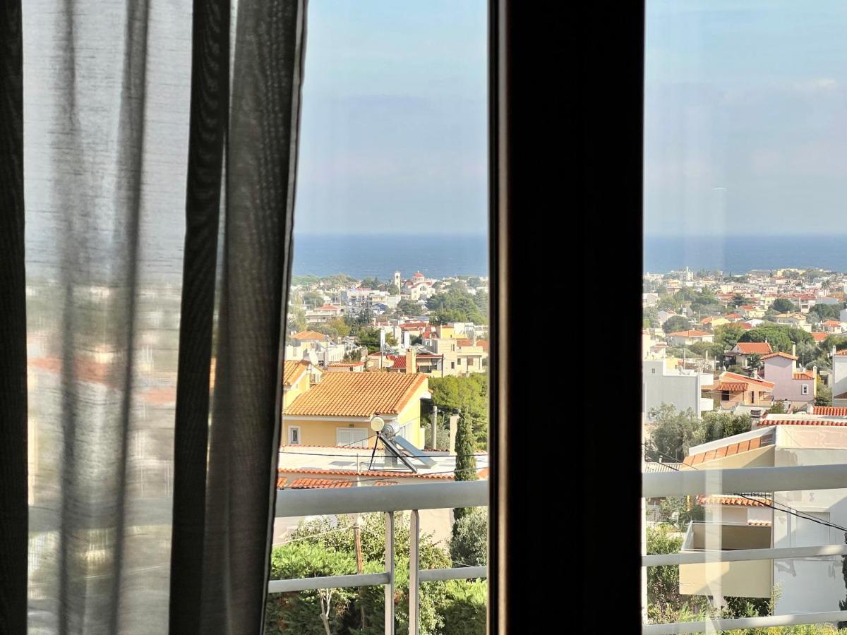 Sunrise Studio With Unhindered View To The Sea. Néa Mákri المظهر الخارجي الصورة