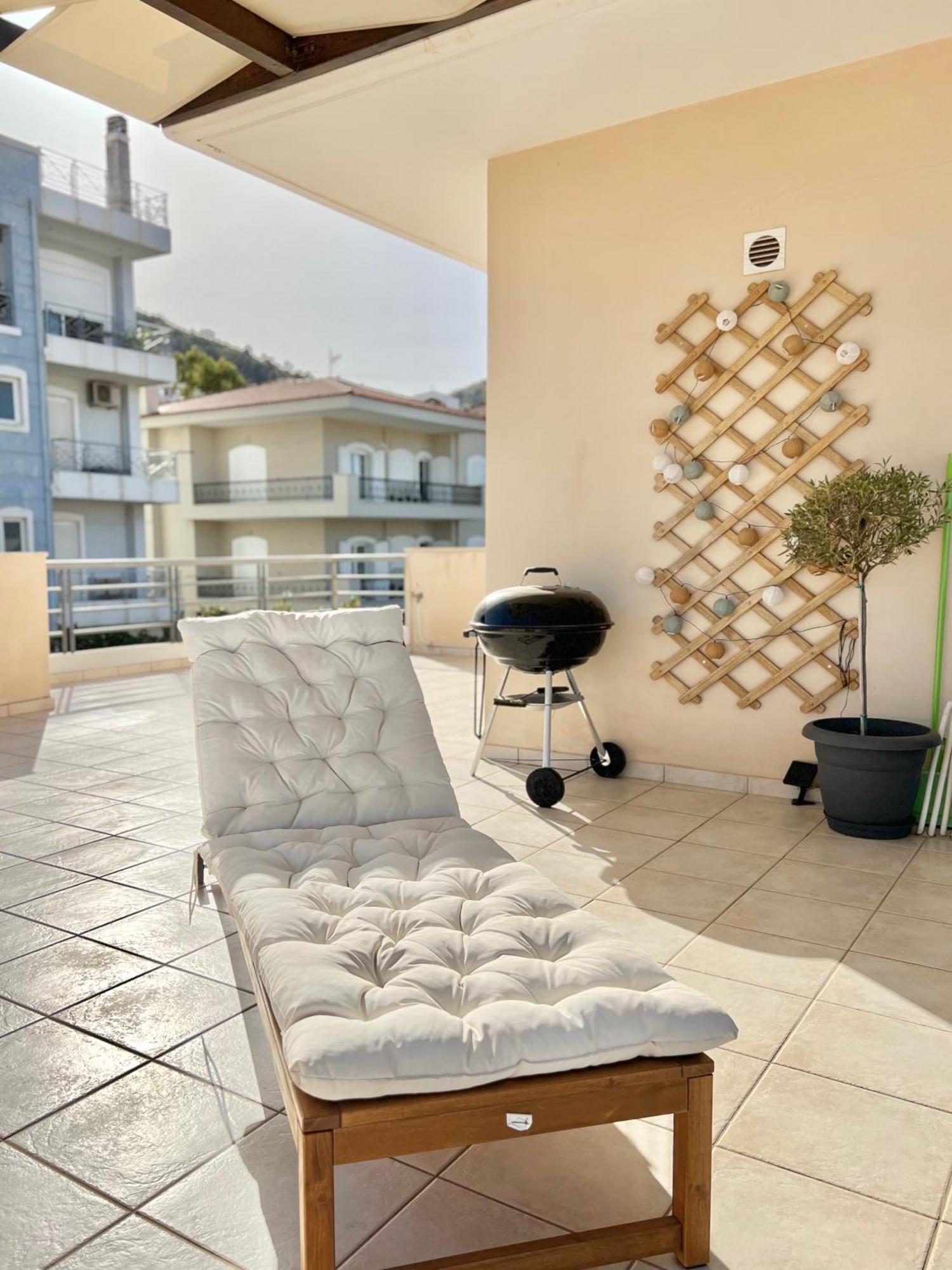Sunrise Studio With Unhindered View To The Sea. Néa Mákri المظهر الخارجي الصورة