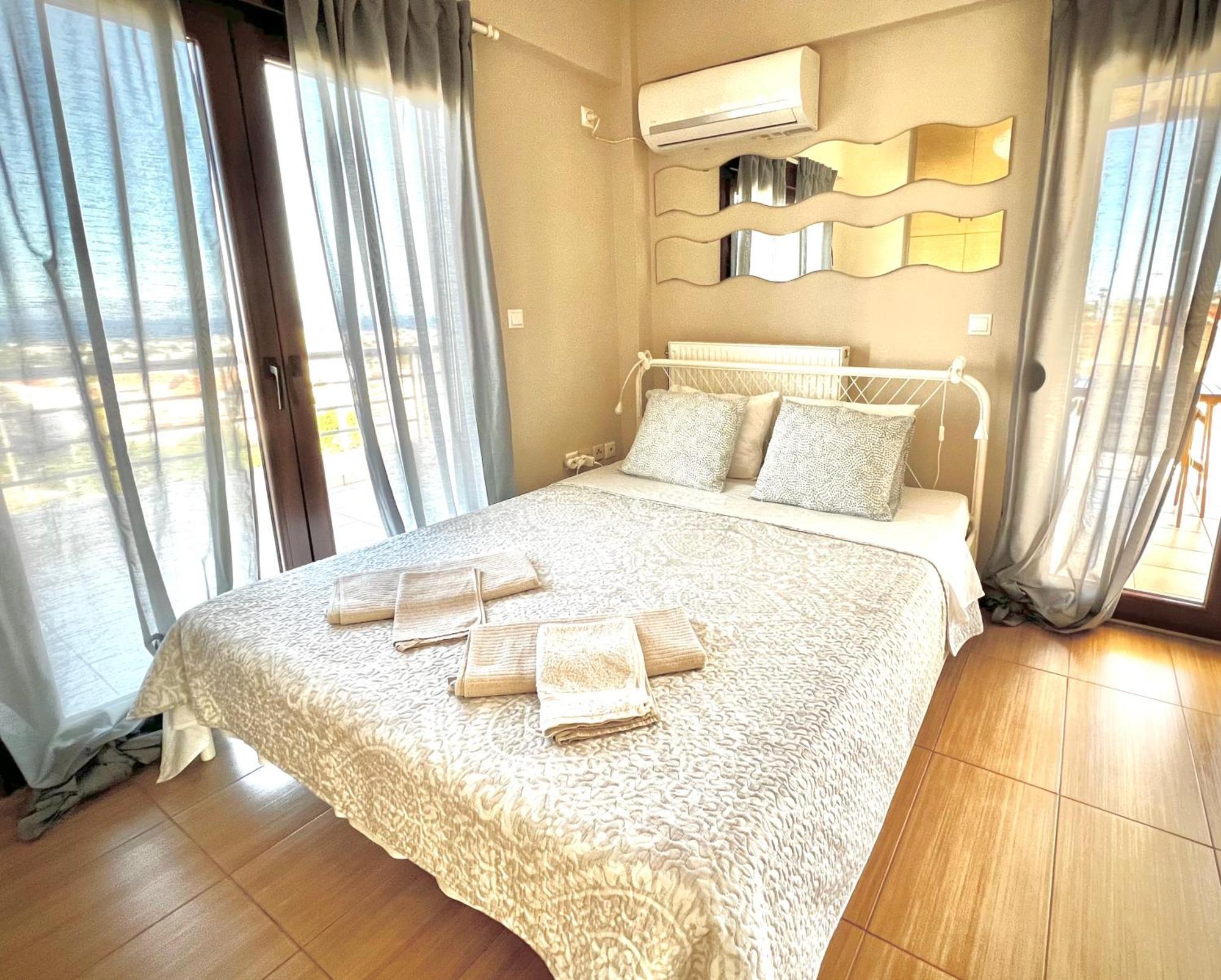 Sunrise Studio With Unhindered View To The Sea. Néa Mákri المظهر الخارجي الصورة